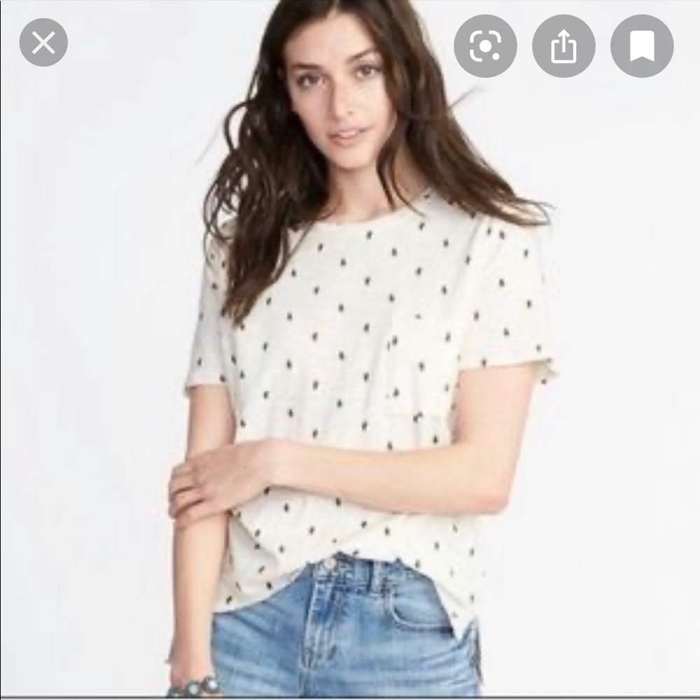 Old Navy Boyfriend Cactus Graphic Tee